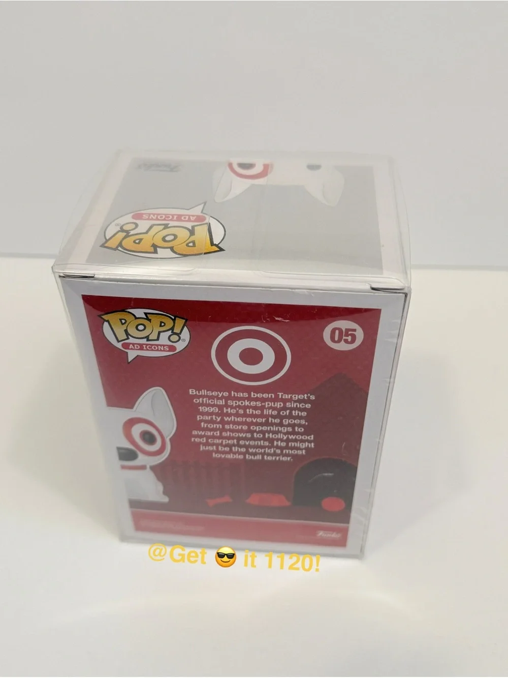 Funko POP! Ad Icons Target - Bullseye Flocked with Red Collar Protector included